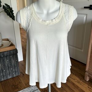 Anthropologie pplace clothing lace tank top M